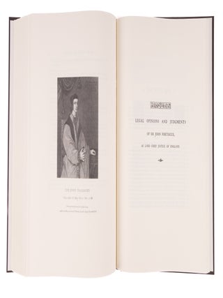The Works of Sir John Fortescue. 2 Vols. Folio with 17 color illus.