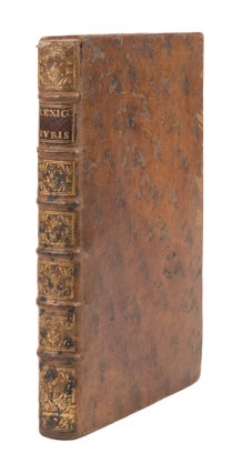 Item #75819 Lexicon Iuris Civilis et Canonici, Sive Potius Commentarius. Pardoux Duprat