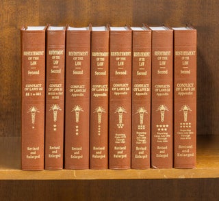 Item #75826 Restatement of the Law 2d. Conflict of Laws & Appendix. 8 Volumes. American Law...