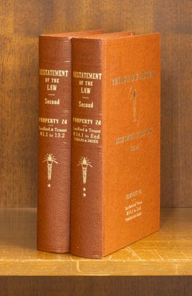 Item #75832 Restatement of the Law 2d Property Landlord & Tenant. 2 Volumes. American Law Institute