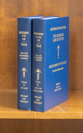 Item #75839 Restatement of the Law 3d The Law Governing Lawyers. 2 Volumes. American Law Institute