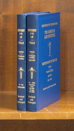 Item #75848 Restatement of the Law 3d Torts Products Liability. 2 Volumes. American Law Institute