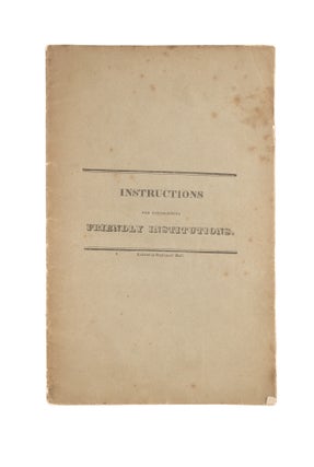 Item #75852 Instructions for Establishing Friendly Institutions upon the. Great Britain