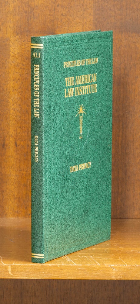 Item #75860 Principles of the Law. Data Privacy. 1 Volume. American Law Institute.