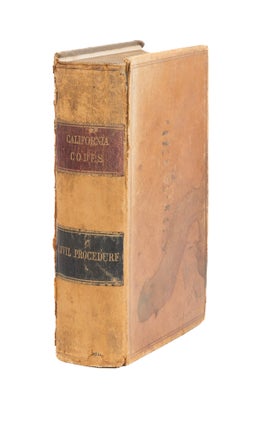Item #75904 The Code of Civil Procedure of the State of California. 1st ed. 1872. California