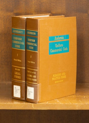 Item #75914 Anderson on the Uniform Commercial Code 2nd ed. Legal Forms. 2 Vols. Ronald A. Anderson