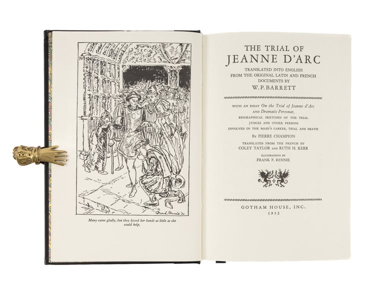 Item #75943 The Trial of Jeanne D'Arc. Translated into English from the Original. W. P. Barrett, Alan M. Dershowitz, new intro.