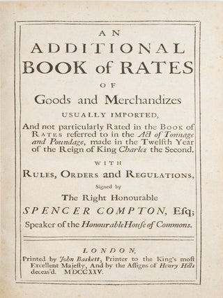 Anno Regni Georgii Regis, Undecimo, 1724.