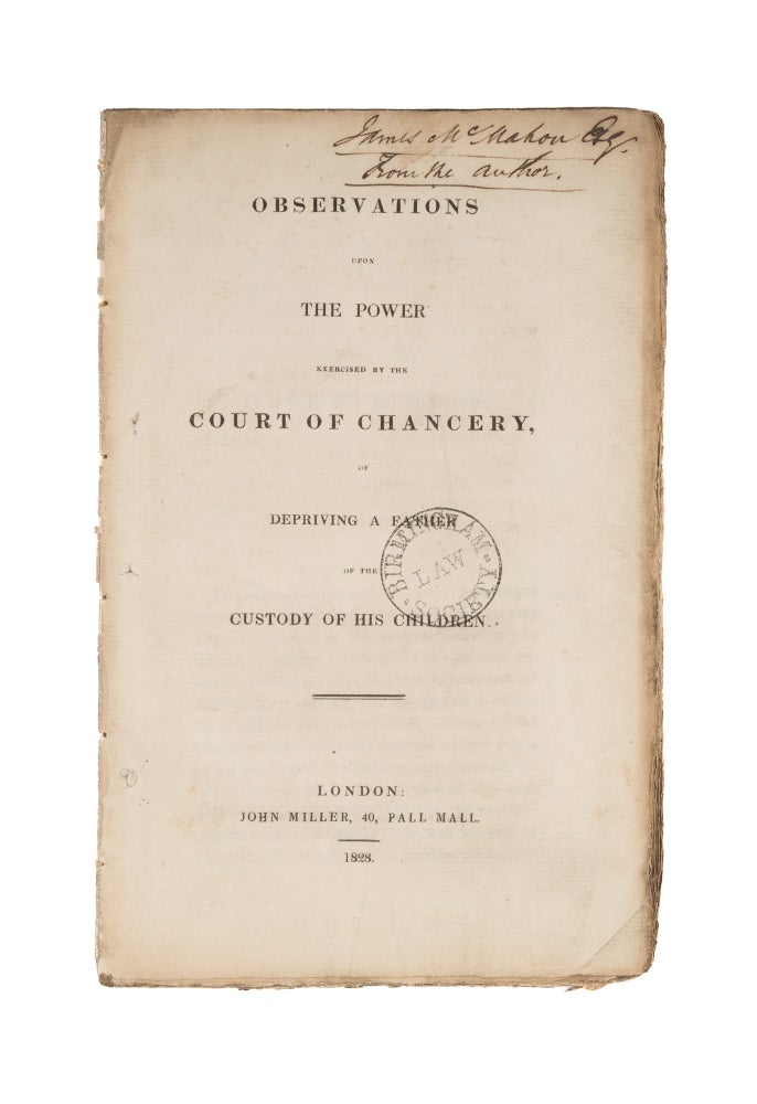 Item #75981 Observations upon the Power Exercised by the Court of Chancery. John Beames.