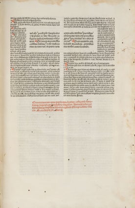 Constitutiones, Nuremberg, Anton Koberger, 1486.
