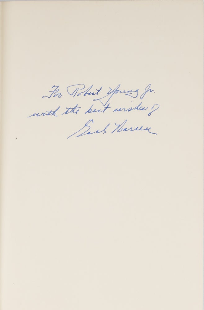Item #76220 A Republic, If You Can Keep It. First Edition, Inscribed by Warren. Earl Warren.
