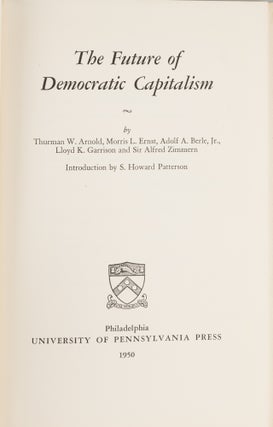 The Future of Democratic Capitalism.
