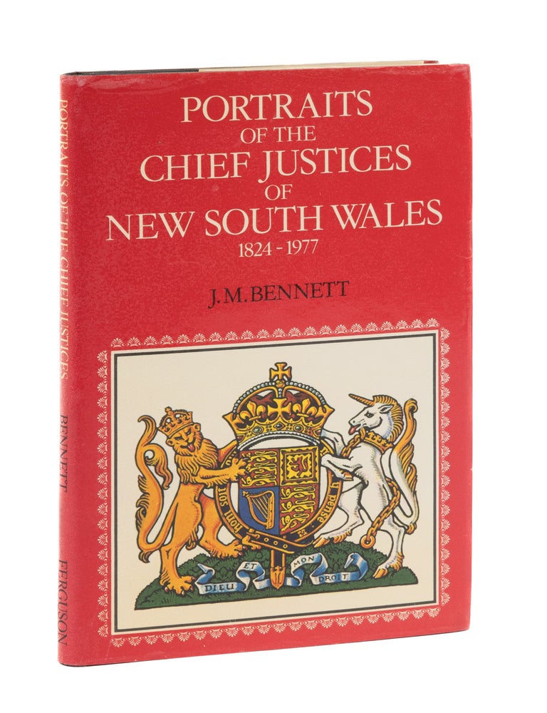 Item #76520 Portraits of the Chief Justices of New South Wales, 1824-1977. John Michael Bennett.