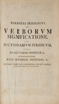 De Verborum Quae ad Ius Civile Pertinent Significatione Opus...