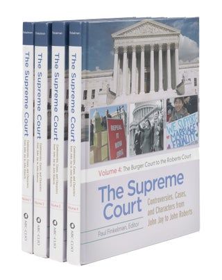 Item #76567 The Supreme Court: Controversies, Cases, and Characters... 4 volumes. Paul Finkelman