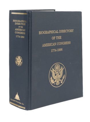 Item #76574 Biographical Directory of the American Congress, 1774-1996. Joey D. Treese