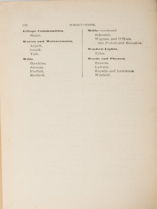 Catalogue of Law Books Published or For Sale, St Louis, 1887.