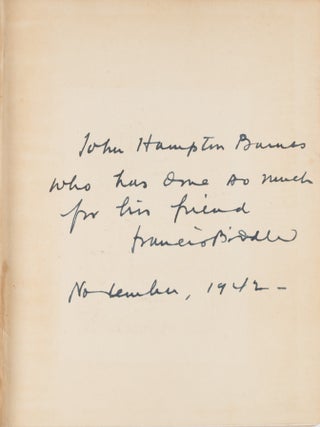 Mr. Justice Holmes, New York, 1942, Inscribed by the Author.