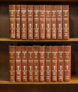 Item #76787 Restatement of the Law Torts 2d Appendix 1-End. 20 books (1963-2004). American Law...