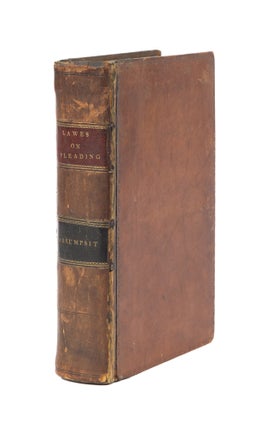 Item #76907 A Practical Treatise on Pleading, In Assumpsit, With the Additions. Edward Lawes,...