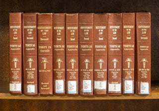 Item #77212 Restatement of the Law Torts 2d Appendix 1-503. 10 books. (1975-2007). American Law...