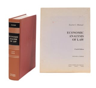 Item #77285 Economic Analysis of Law, Fourth Edition [with] Teacher's Manual. Richard A. Posner