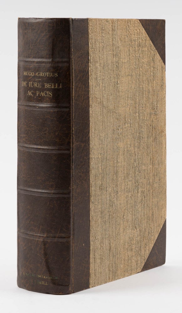 Item #77366 De Iure [Jure] Belli Ac Pacis Libri Tres: in Quibus Jus Naturae. Hugo. B. J. A. de Kanter-van Hettinga Tromp Grotius.
