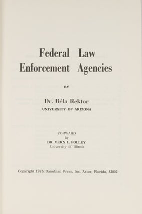 Federal Law Enforcement Agencies.