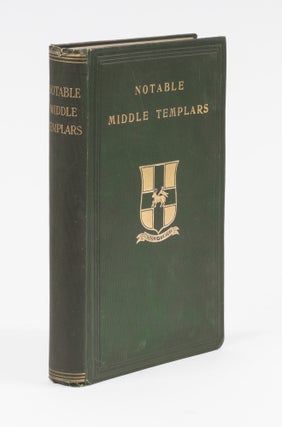Item #77435 A Catalogue of Notable Middle Templars. John Hutchinson