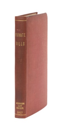 Item #77488 Practical Instructions on the Passing of Private Bills Through. Benjamin Adams