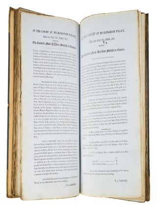 Orders Issued by the Board of Customs, Treasury and Queen, 1846-1848.