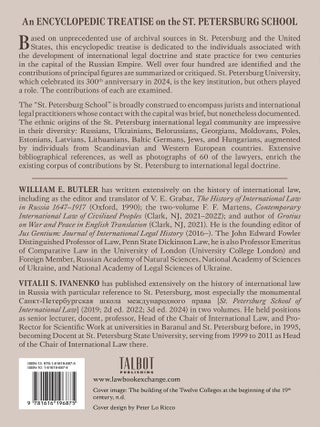 The Saint Petersburg School of International Law.