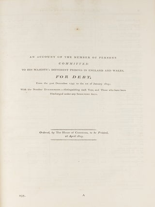 An Account of the Number of Persons Committed to His Majesty's...