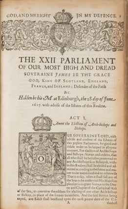 The XXII Parliament of Our Most High and Dread Soveraine James be the