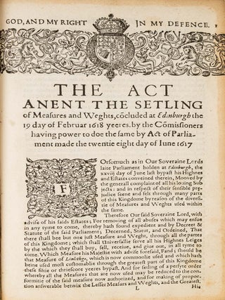 The XXII Parliament of Our Most High and Dread Soveraine James be the