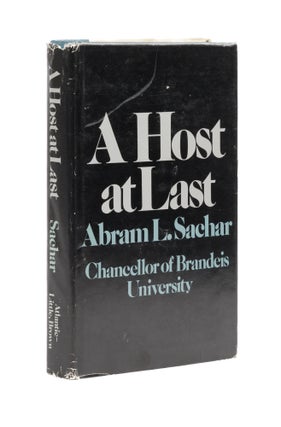 Item #77674 A Host at Last. Abram L. Sachar