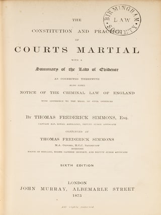 Remarks on the Constitution and Practice of Courts Martial...