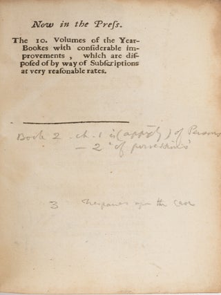 Law, Or a Discourse Thereof, In Four Books, Written in French by Sir..