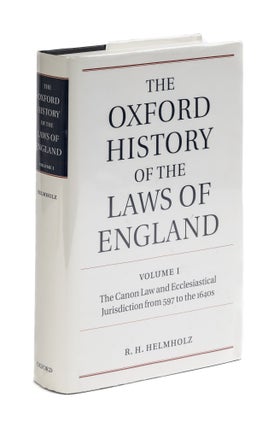 Item #77753 The Oxford History of the Laws of England, Volume I, The Canon Law. R. H. Helmholz