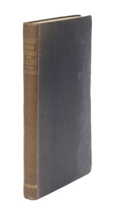 Item #77762 Roman Canon Law in the Church of England. Frederic William Maitland
