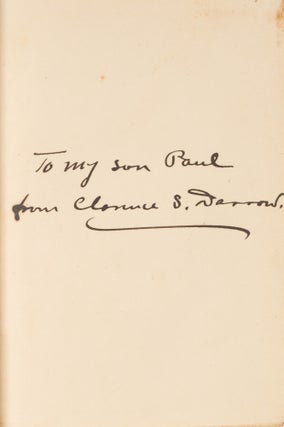 Farmington, Inscribed by Darrow to his Son Paul. 1904. First Edition.