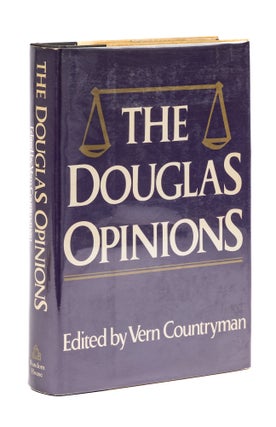 Item #77938 The Douglas Opinions. William O. Countryman Douglas, Vern