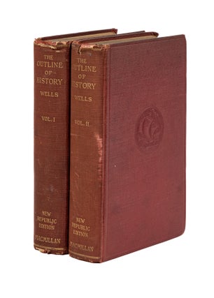 Item #77946 The Outline of History Vols I and II, Clarence Darrow's Personal Copy. H. G. Wells