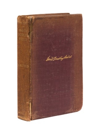 Item #77999 The Life of David Dudley Field, Arthur Schlesinger Jrs, copy. Henry M. Field