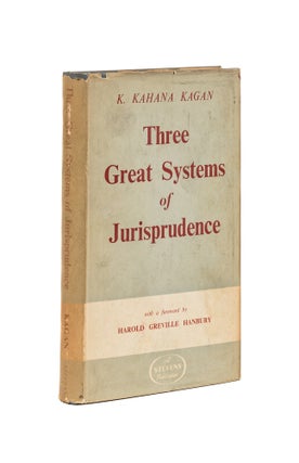Item #78104 Three Great Systems of Jurisprudence. K. Kahana Kagan