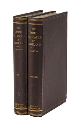 Item #78137 The Lord Advocates of Scotland: From the Close of the. George W. T. Omond