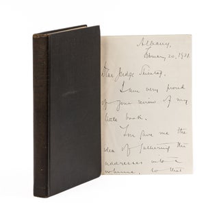 Item #78182 Law and Literature [with] Autograph Letter, Signed, February 20, 1931. Benjamin N....