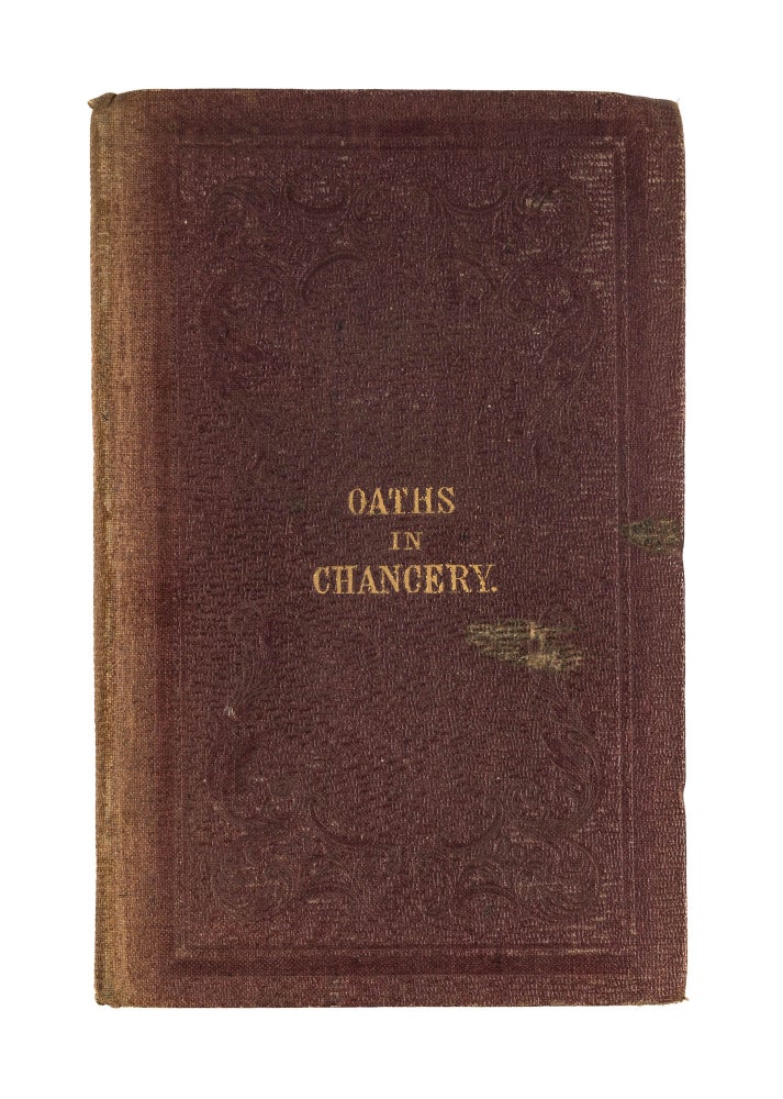 Item #78486 Oaths in Chancery, Practical Directions to "Commissioners. Thomas W. Braithwaite.