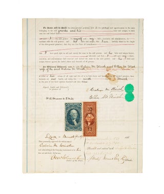 Warranty Deed Signed by Holmes, Boston, March 9, 1869.