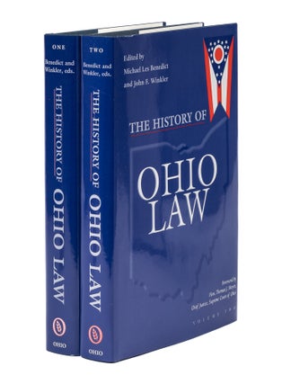 Item #78538 The History of Ohio Law. 2 volumes. in slipcase. Michael Les Benedict, John F. Winkler